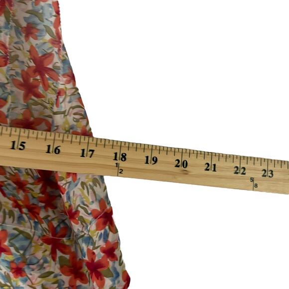 BellaTrix Women's Size Small Floral Sheer Light Summer Tank Top - Picture 9 of 10